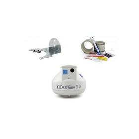 Rp145c Radonaway 720825263793 Radon Fan 4x4 White Installation Kit Mounting Bracket