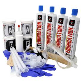 Cm-wxix-7rny Radonseal Concrete Foundation Crack Diy Repair Kit For Basement Wall Cracks