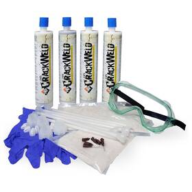 Rad-383 Radonseal Concrete Floor Crack Repair Diy Kit For Basements And Driveways 4 Pack
