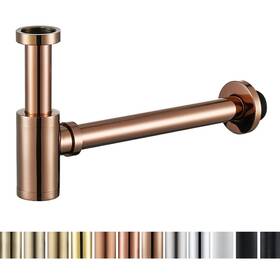 83888rg Random Brass Contemporary Round Bottle P Trap 1-1/4 Bathroom Lavatory Adjusta