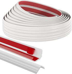 Yjtt02bs02 Raycity 1.6 In X20 Ft Flexible Wall Corner Guard And 20 Feet White