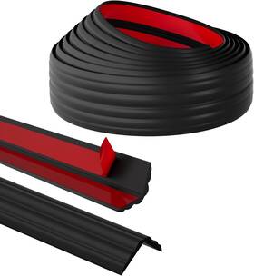 Raycity2.3in Raycity Yjtt08bk02 X20ft Flexible Wall Corner Guard And Edge 20 Feet 2.3 In Black