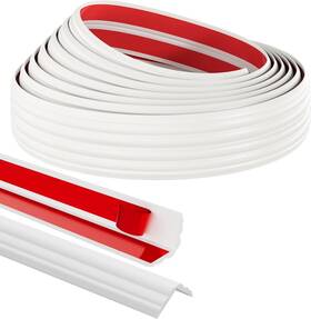 Yjtt08bs03 Raycity 2.3 In X36 Ft Flexible Wall Corner Guard And 36 Feet White