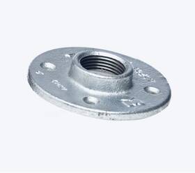 0030256 Rb 61007 1 1/2 Inch Galvanized Iron Floor Flange - New