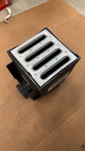 003124 Reln Storm Drain 5 Inch X Metal 4-way Connector With Galvanized Grate