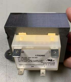 175265 Reznor Transformer 120v - Primary 24v Second 30va