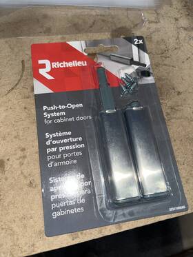 Bp02108956s Richelieu Hardware 5-pack Cabinet Door Damper Push To Open 10 Units Total