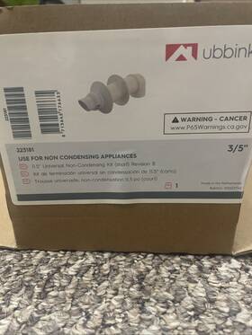223181 Rinnai Non Condensing Appliances Vent Pipe 11.5 Inch