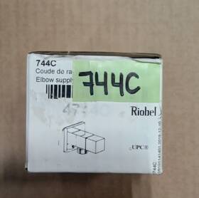 744c Riobel Cl Elbow Supply With Shut-off Valve