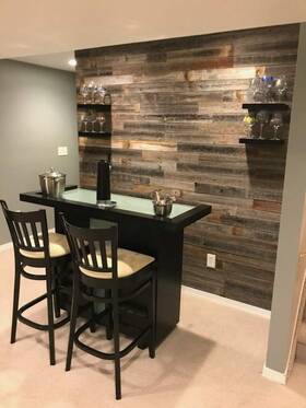 Nu104 Rockin Wood Rockinft Real Nail Up 104 Square Feet Naturally Weathered