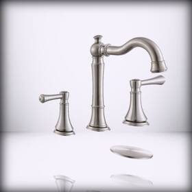 Tn3368-bn Roffenny 8 Inch Widespread Bathroom Faucet Brushed Nickel Traditional 2 Handl