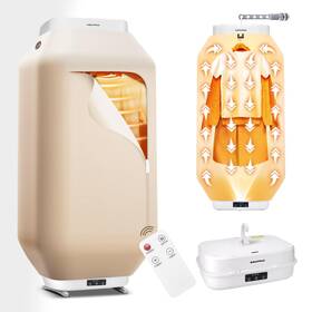 Gr899-2 Rolitwils Portable Clothes Dryer - Upgrade Foldable Mini Machine With Adj