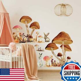 Roommates B08nnf2lgb Rmk4411tbm Mushroom Xl Giant Peel And Stick Wall Decals