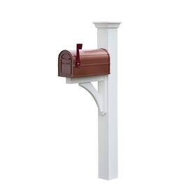 Royal Crowne 685987709292 Annapolis Mailbox Post White
