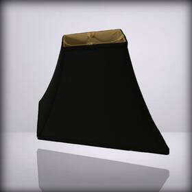 Bs-715-10blk Royal Designs Inc. - Square For Bell Lamp Shade 5 X 10 9 Black