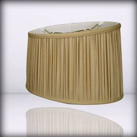 Bs-750-10agl Royal Designs Inc. - Shallow Drum Gather Pleat Basic Lamp Shade Antique G 9 X 10 7