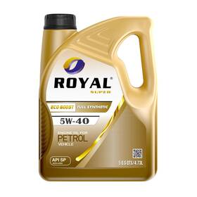 Royal Super 1058a 5w-40 Full Synthetic Engine Oil For Petrol Vehicles Api Sp/cf 5 Us Quarts