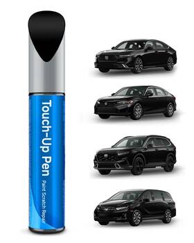 Nh-731p Rsacet Crystal Black Pearl Touch Up Paint Compatible With Honda Exact Match To