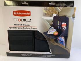 Rubbermaid 061321 New Auto Mobile Back Seat Organizer Car Storage Fold Down Tray
