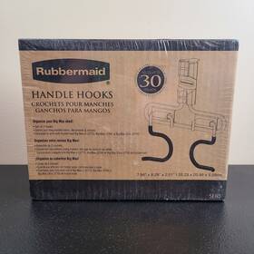 5e63 Rubbermaid Big Max Shed Handle Hooks 2 Utility Holds Up To 30 Lbs