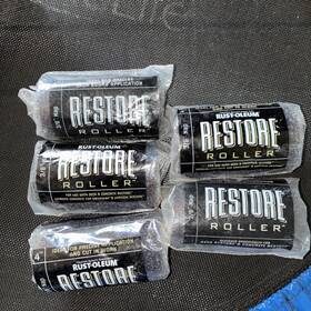 Rrc-20114 Rust-oleum New 5 Deck And Concrete Restore 4 Inch Rollers 3/8 Nap