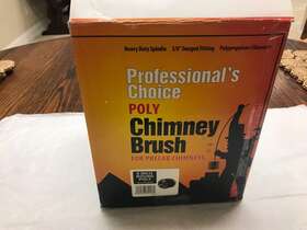 Pb-8p50 Rutland 8 Inch Poly Chimney Brush - Professionals Choice For Prefab Chimneys