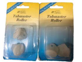 H573 Rv Designer Lot Of 2 Tubmaster Shower Rollers - Packs 4