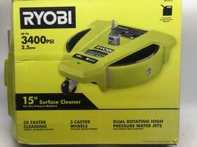 Ry31sc15 Ryobi 15in 3400 Psi Gas Pressure Washer Surface Cleaner With Caster Wheels Ry31sc1