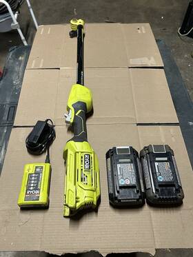 Ry40006 Ryobi Power Head 2 Batteries And Charger Parts Only