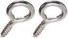 S837-880 Stanley Lot Of Stainless Steel Screw Eyes 680487984194