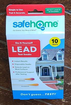 101623 Safe Home Do -it-yourself Lead 10pk Test Swabs #101623