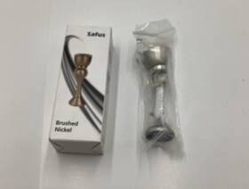 Safus 092723045949 Qty 2 Magnetic Door Stop - Brushed Nickel