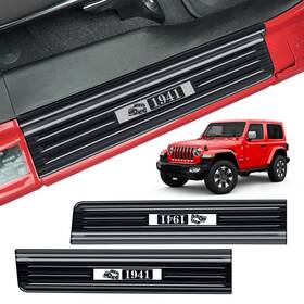 B0f2mkcnlk Salahii 2pcs Door Sill Protector For Jeep 2018-2026 Wrangler Jl Jlu 2020-2026