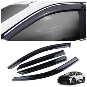 Snrg-75 Saoknce 4 Pieces Tape-on Extra Durable Rain Guards Fit For 2023-2025 Toyota Crown W Inch