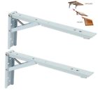 Sb1012 Ogrmar Length Degree Spring Loaded Folding Support Shelf 614591703709