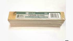 5677372 Sbc Cedar 5677372. Wood Shims Builder Tapersmini Size Made In Canada 12 Or 24pieces New