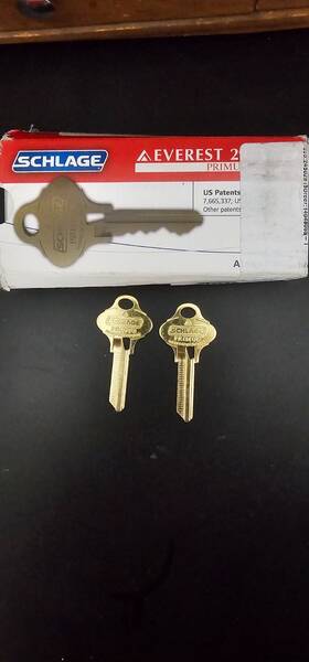 S234 Schlage Everest 29 Primus Xp Blank X2