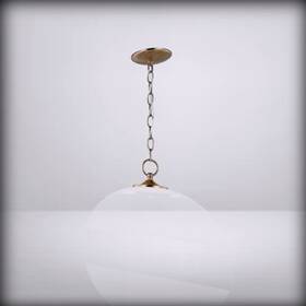 6516501-848 Sea Gull Lighting Generation 1-light Geary Transitional Pendant Light Fixtu Satin Brass