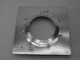 Selkirk 105404 Type B Gas Vent 5rv Galvanized Steel Quick Grip Firestop Spacer