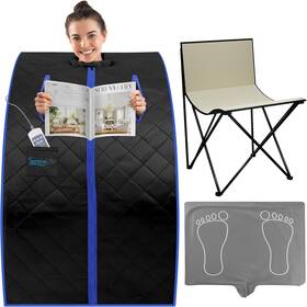 Slisau20bk Serenelife Oversize Portable Infrared Home Spa 40 Inches Black