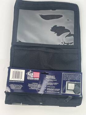 Seward Trunk 042232002360 Black Lid Organizer 27.5 Inch W. Multiple Storage Pockets