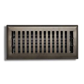 Fr03-412-0401 Sierra Grates 4 Inch X 12 Contemporary Design Steel Floor Register In Metallic Bronze Color -