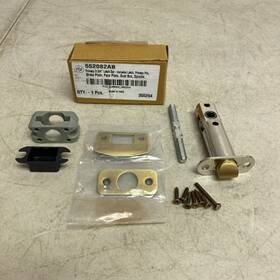 552082ab Signature Hardware Ardware 2-3/4 Inch Latch Set- Includes Privacy Pin Strike Plate Face