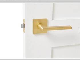 Signature Hardware 781889404294 Passage Door Lockset Satin Brass