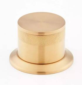 2-lentz Signature Hardware 781889412947 1 -package - Of Widespread Bathroom Faucet Knob Handles Brushed Gold