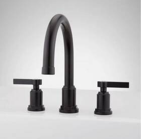 Greyfield3 Signature Hardware 781889681169 - Hole Roman Tub Faucet Trim Matte Black