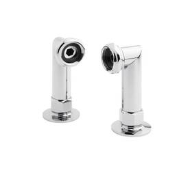 306735 Signature Hardware Pid 339563 Deck Mount Couplers - 4 Inch Tall Chrome