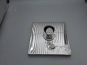 307833 Signature Hardware Pid 514106 8ft Cohen Square Tile-in Shower Drain- Brushed Stainless Steel