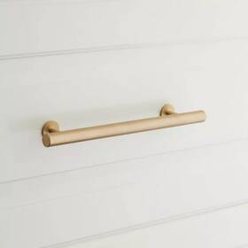 325207 Signature Hardware Pid 537282 - 10 Inch Diehl Adjustable Round Brass Drawer Pull- Satin