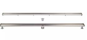 334287 Signature Hardware Pid 567623 28 Inch Cohen Linear Tile-in Shower Drain Brushed Stainless Steel